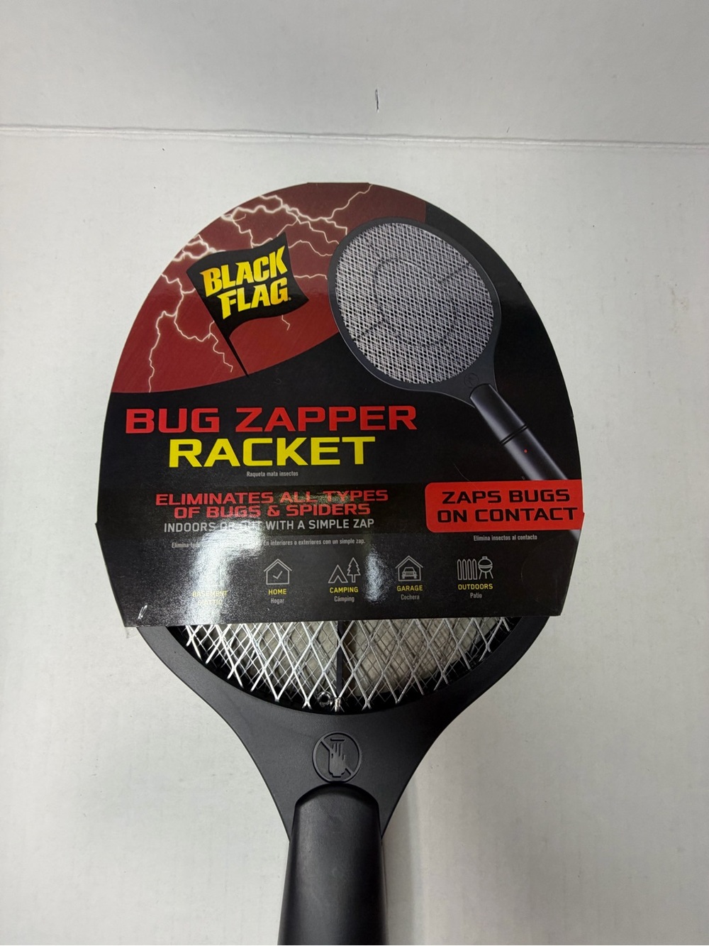 Bug Zapper Racket - Black/Red